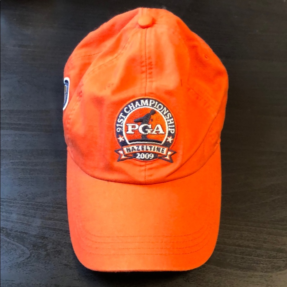 Orange PGA Golf Hat